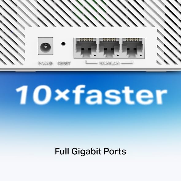 Mercusys Halo H3600BE (2-Pack) – Sistema Mesh WiFi 7 Dual Banda de 3,6 Gbps, Cobertura hasta 460 m², más de 150 Dispositivos, 3 Puertos Gigabit por Unidad 6