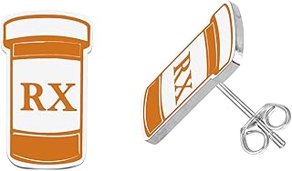 Pharmacist RX Earring - Thank You Gifts For Pharmacy Graduation