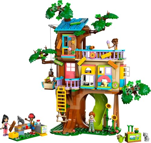 Image of LEGO Friends Friendship Tree House Hangout Building Kit for Pretend Play 42652 Building Blocks Toys for 8+ Gift for Boys and Girls