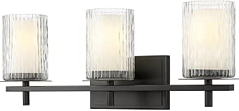 Z-Lite 1949-3V-MB Grayson Vanity, 3-Light 300 Total Watts, Matte Black