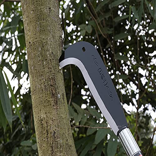 Sickle Steel Grass Sickle Machete Knife Clearing Sickle Manganese Steel Blade Sickle fit Gardening, Harvest, Farming,Weeding Sickle Machete - Thumbnail 6