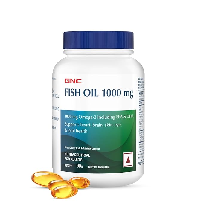 GNC 1000 Mg Omega 3 Fish Oil for Men & Women, Omega GNC 1000 Mg Omega 3 Fish Oil for Men & Women, Omega