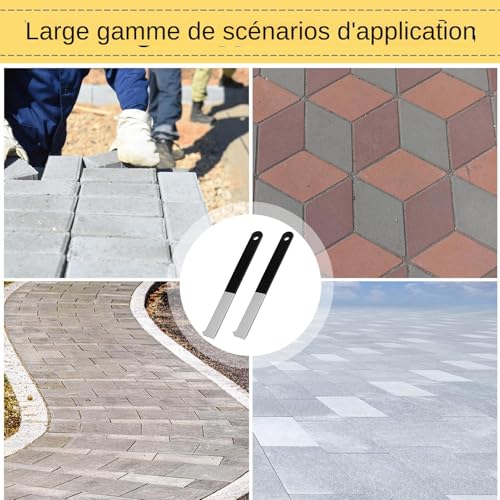 Extracteur de pavés pour débloquer les briques coincées sans abîmer vos joints - 4