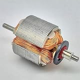 Argerrant 1pc mit hohem Drehmoment 370 Motor DC 3-12V 5400-19000 RPM Metallbürste starker magnetischer Micro DC-Motor for Luftpumpe Wellen-Durchmesser 2mm (Größe : 30.7mm)