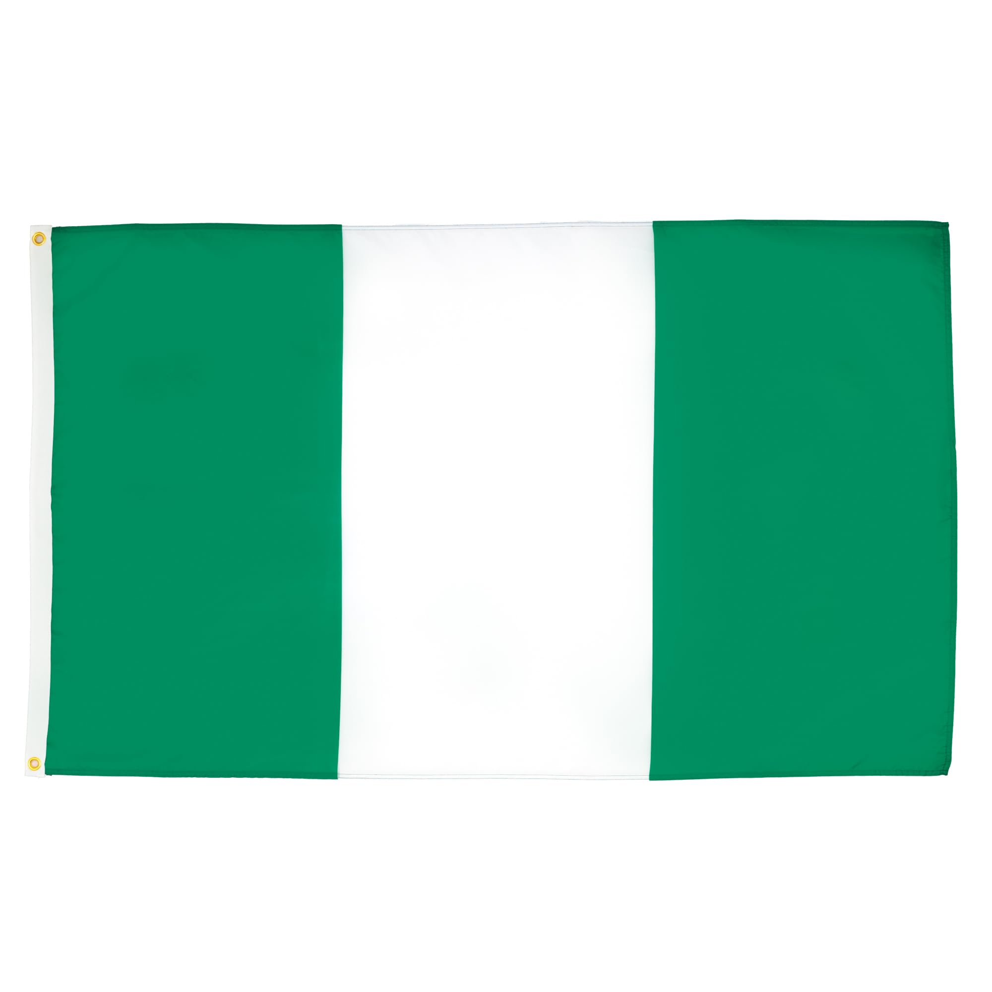AZ FLAG - Set of 10 Nigeria Flags - 90 x 60 cm - Nigerian Flag 100% Polyester with Integrated Metal Eyelets — image 1