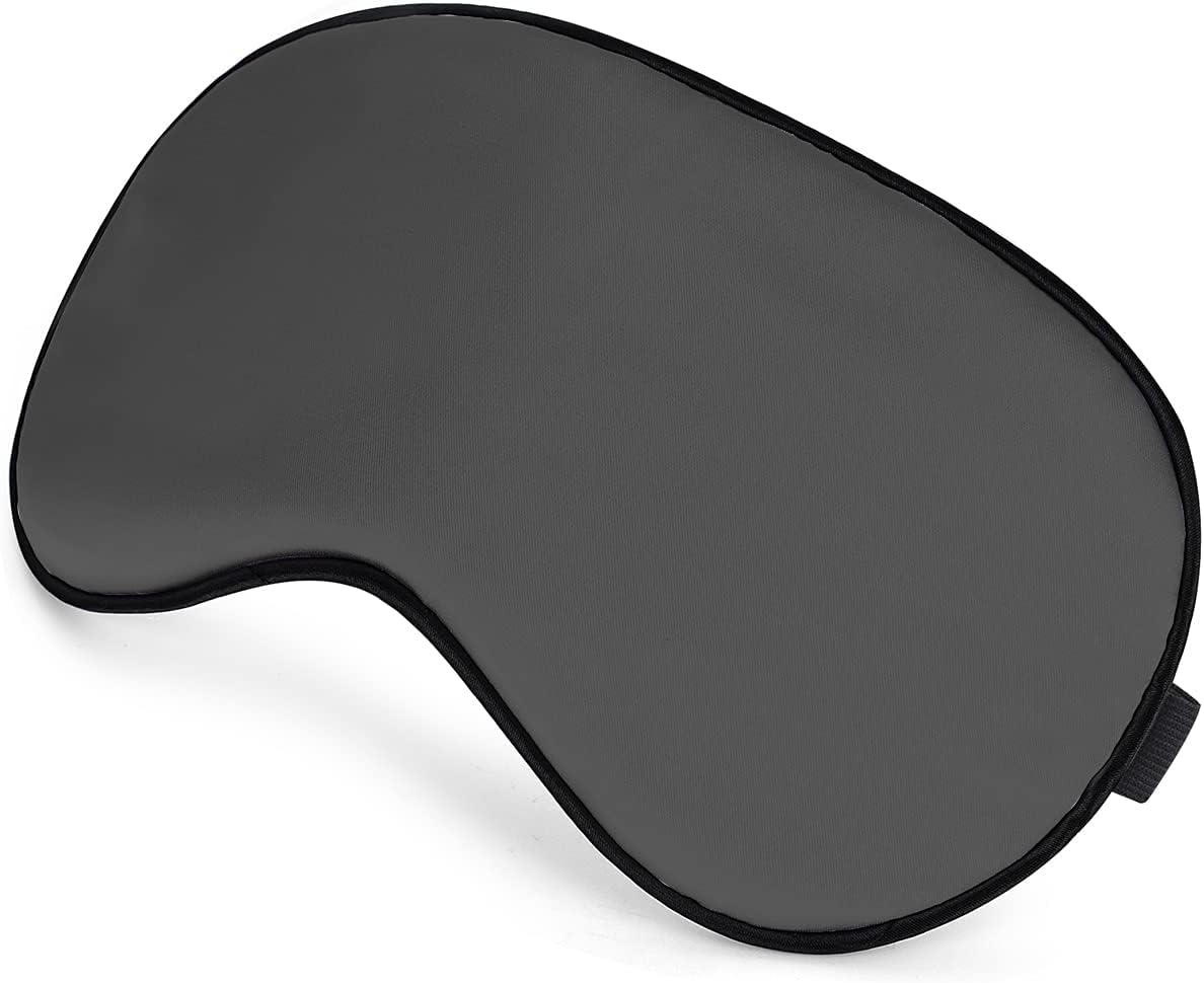 Sleep Mask, Super Soft Eye Masks with Adjustable Strap, Lightweight Comfortable Blindfold, Perfect Blocks Light for Men Women(Black, Dark Blue, Dark Purple)