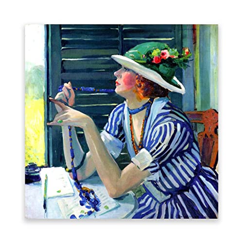 Jane Peterson: The Answer. Reproduction Of Famous Paintings. Canvas wall