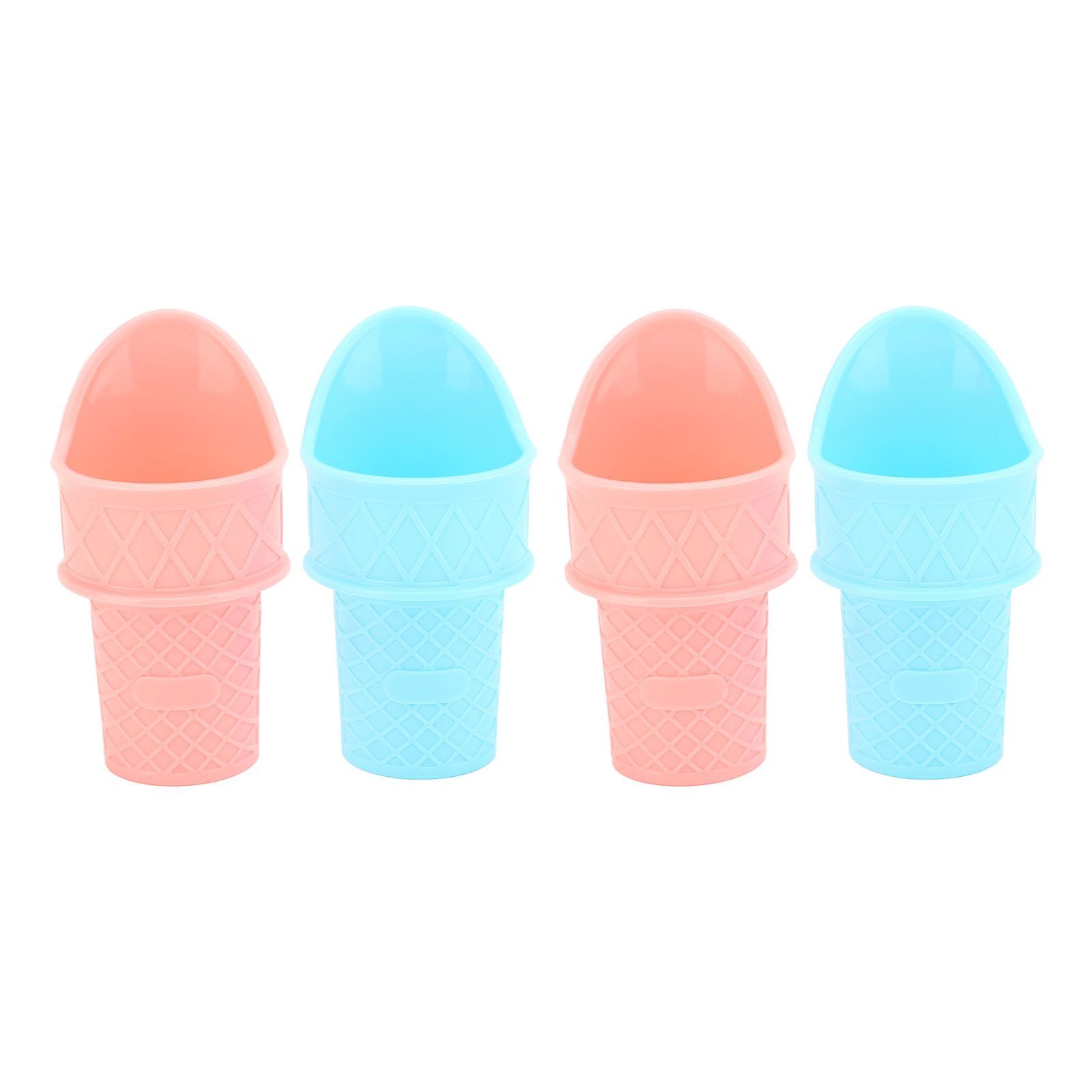 Baderke Supporti Per Coni Gelato In Plastica - Set Da 4 - Reggette Porta Cono Per Feste E Matrimoni - 3