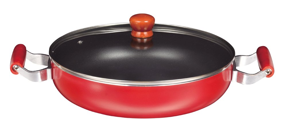 Amazon.co.jp: パール金属 大鍋 浅型 両手鍋 30cm ガラス鍋蓋付