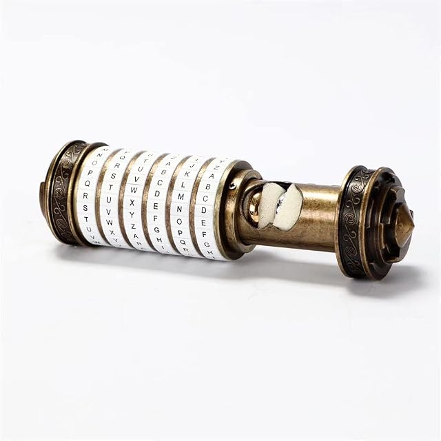 Foto 4 de 7 de Cryptex - Cajas de rompecabezas Da Vinci Code Mini Cryptex Lock con compartimentos ocultos, aniversario, día…