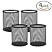 MROCO Pen Holder Pencil Holder Mesh Pencil Holders for Office Desk, Pen Organizer for Pens, Pencils, Highlighters, Scissors, Supplies 4 Pack