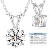shownii Lab Grown Diamond Solitaire Pendant