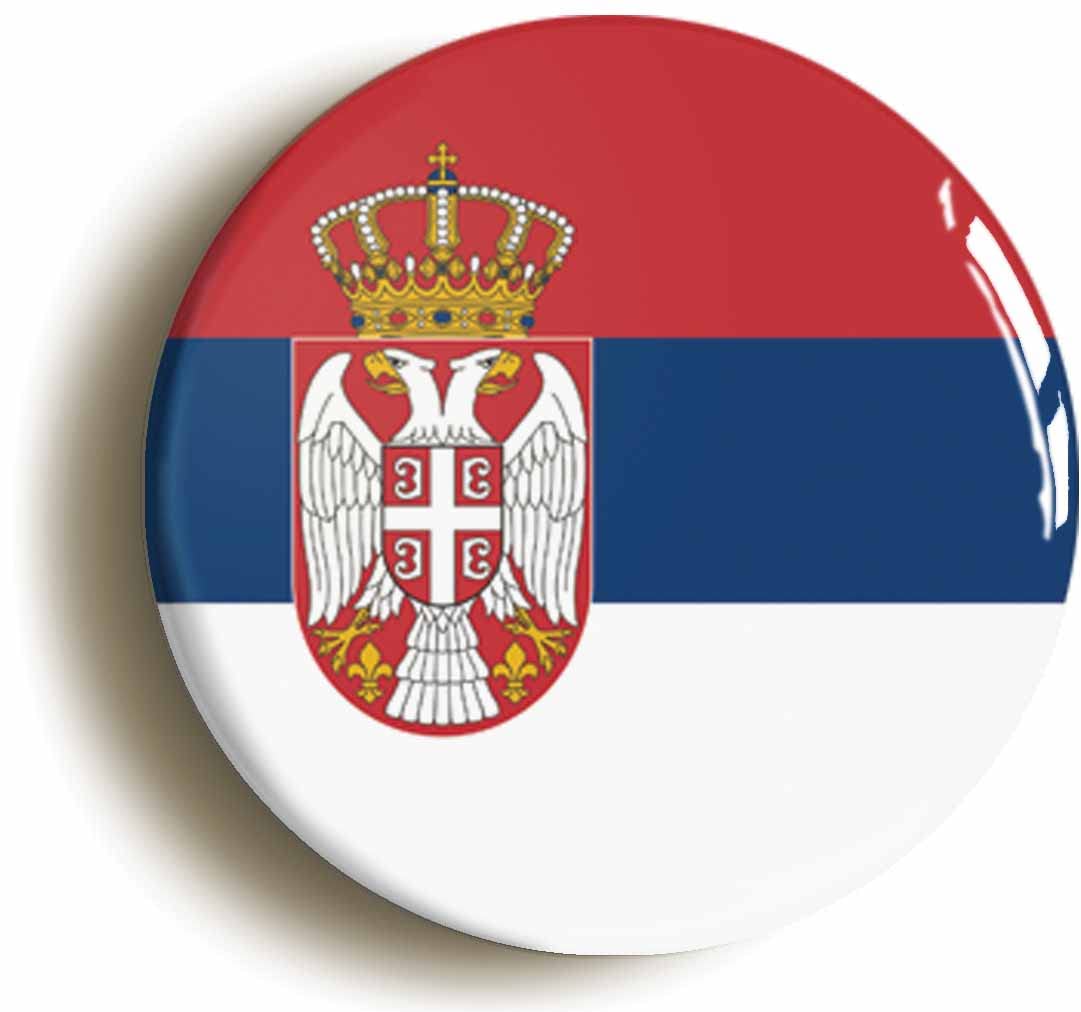 Ozorath Serbia National Flag Fridge Magnet