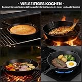 HOMELUX Patelnia żeliwna, 20 cm, do kuchenek indukcyjnych