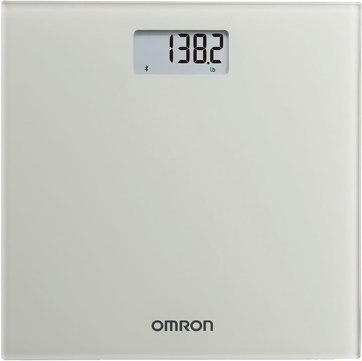 Digital Scale with Bluetooth Connectivity (SC -150) - 330 lb Weight Capacity - Use with Free OMRON Connect App - Light Gray