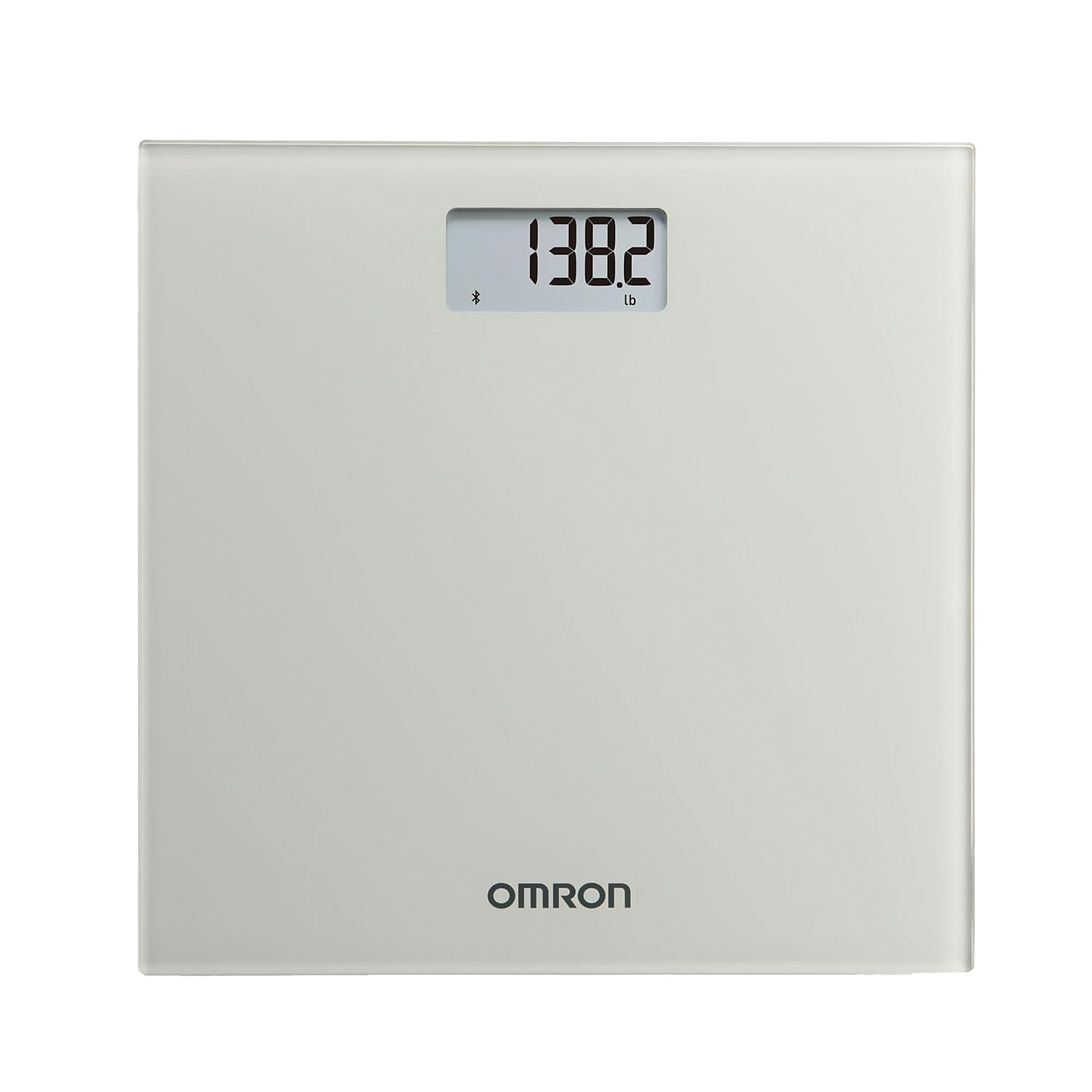 OmronDigital Scale with Bluetooth Connectivity (SC -150) - 330 lb Weight Capacity - Use with Free OMRON Connect App - Light Gray