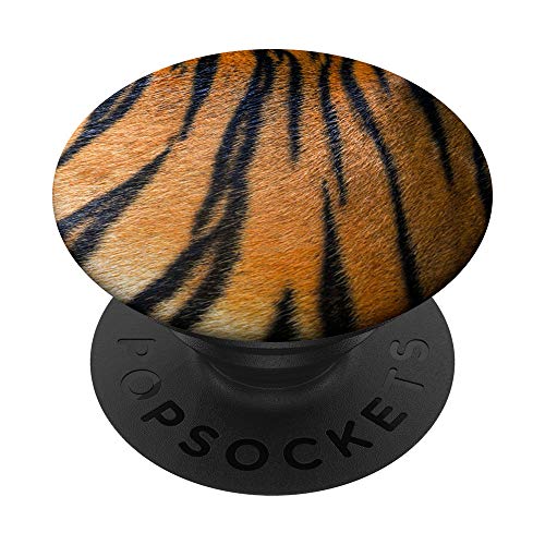 Tigre Motif Léopard Imprimer, Safari d'Animaux Sauvages PopSockets Support et Grip pour Smartphones et Tablettes