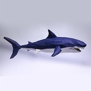 サメページ Amazon.co.jp: サメの紙彫刻、プレカットDIYペーパークラフト