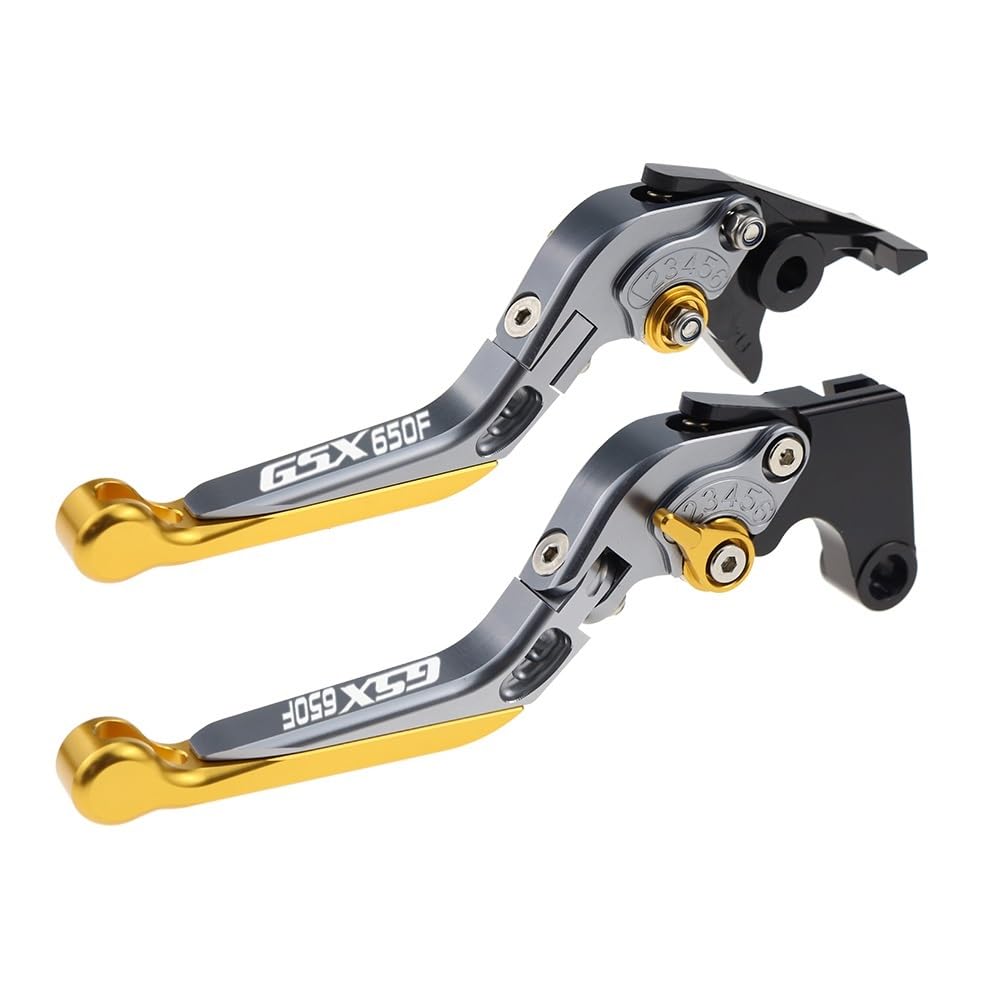 Gfjvcgjru O Motorcycle Brake Clutch Levers Fit For Gsx650f Gsx 650 F 2008-2015 Clutch Levers Folding Extendable Brake