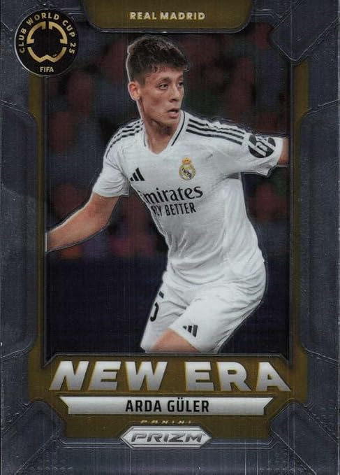 2025 PANINI PRIZM FIFA CLUB WORLD CUP NEW ERA #15 ARDA GULER REAL MADRID SOCCER OFFICIAL TRADING CARD OF SOCCER