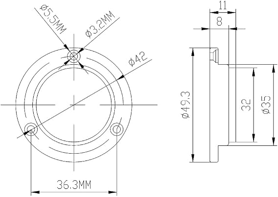 Aluminum Alloy universal level instrument level water bead instrument quasi straight through 50MM magnetic bubble