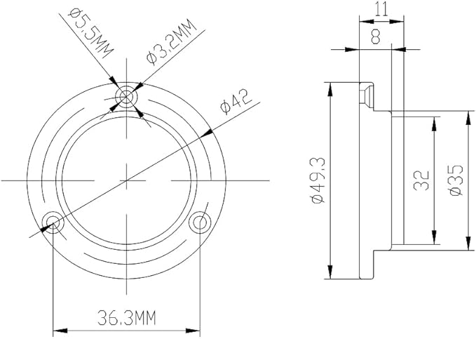 Nivel de Burbuja Magnético de Aluminio de 50 mm miniatura 2