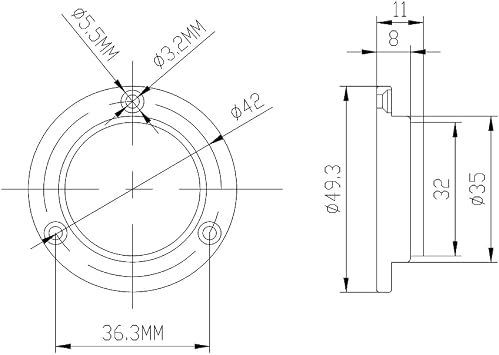 Aluminum Alloy universal level instrument level water bead instrument quasi straight through 50MM magnetic bubble