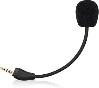 Mic for HyperX Cloud III & Cloud 3 Wired Wireless Gaming Headsets, 3.5mm | Detachable Noise Cancelling Microphone Boom for PC, Xbox One, PS4, PS5