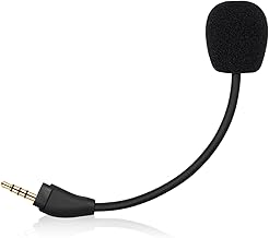 Mic Replacement for HyperX Cloud III/Cloud 3 Wired Wireless Gaming Headset, 3.5mm Detachable Noise Cancelling Microphone Boom for PC, Xbox One, PS4, PS5