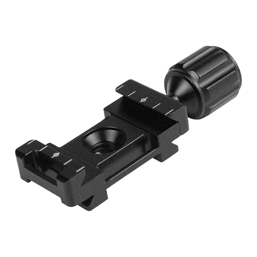 FEICHAO Quick Release Plate Stabilizer Clamp Holder Base 3/8" to 1/4 Screw Mount for DSLR Camera Gimbal Accessories