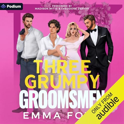 Three Grumpy Groomsmen Audiolibro Por Emma Foxx arte de portada