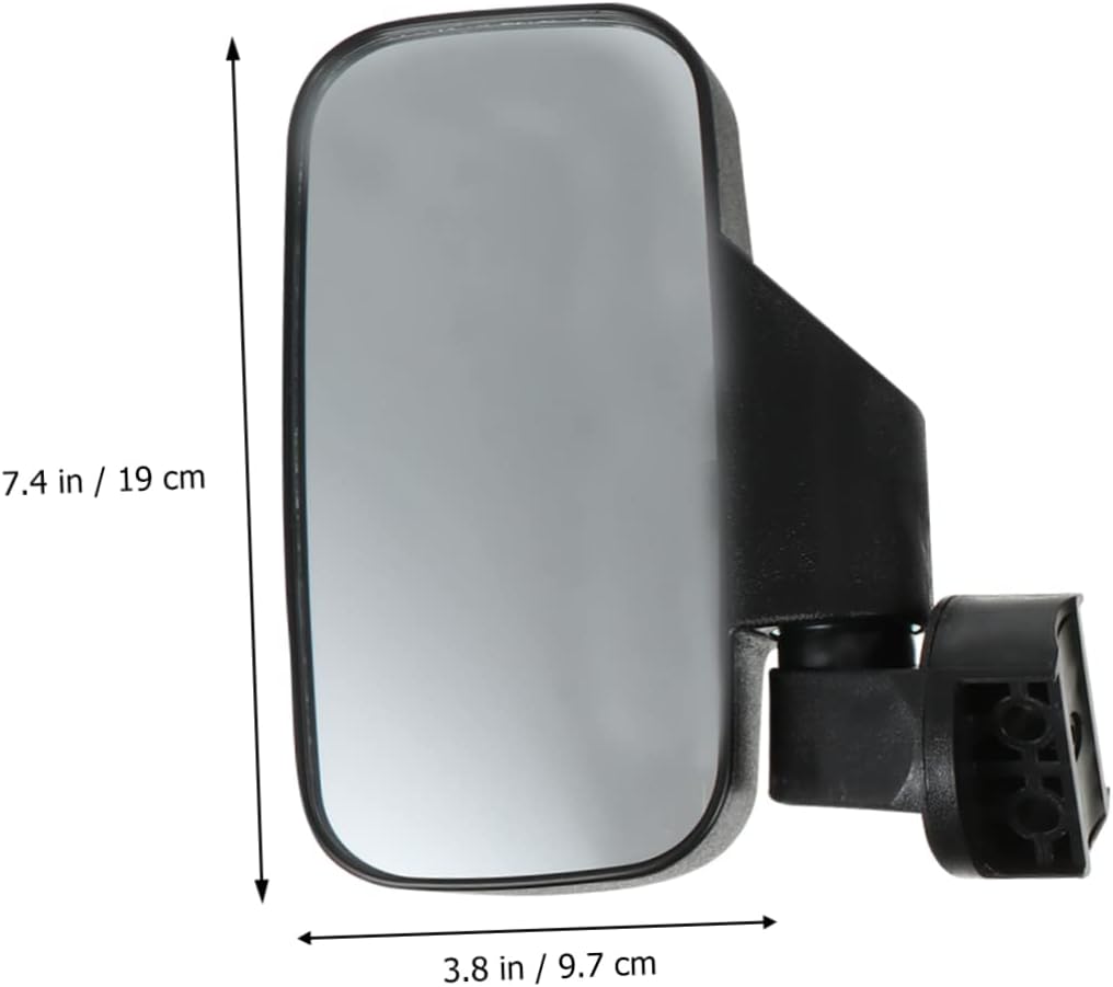 Mikinona Adjustable Wide Angle Car Rearview Mirror Shatterproof Design for Utv Atv Enhanced Safety Reflection for Reducing Blind Spots and Stabilization