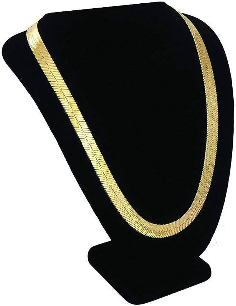 Buy TUOKAY 18K Faux Gold Herringbone 