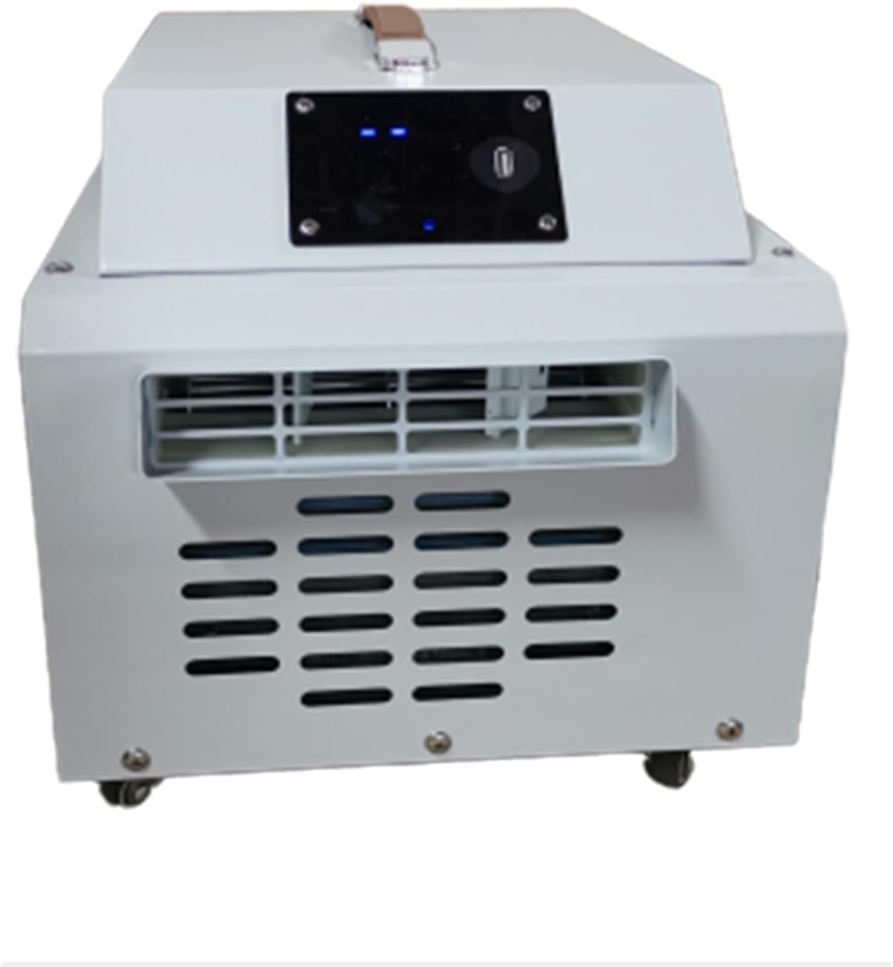 Portable Camping Air Conditioner,220v/110V 12v Dc Portable Camping Outdoor Air Conditioner with Panel Control Energy Saving Low Noise for Camping Tent,Room,Car and RV,White,110V