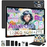 【30 GB di RAM + 128 GB di ROM】⭐-Questo tablet è dotato di 8 GB di RAM fisica e 22 GB di RAM espandibile, per un totale di 30 GB di RAM. Questa combinazione di RAM fisica e memoria espandibile consente un'esecuzione fluida delle applicazioni. L'ampio spazio di archiviazione da 128 GB soddisfa le esigenze quotidiane di installazione delle applicazioni e supporta schede Micro SD fino a 2 TB per una facile archiviazione di foto, video e file.