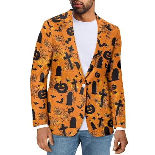 Mens Casual Blazers Lightweight Suit Jacket Open Front Long Sleeves Sport Coat with 2 Pockets