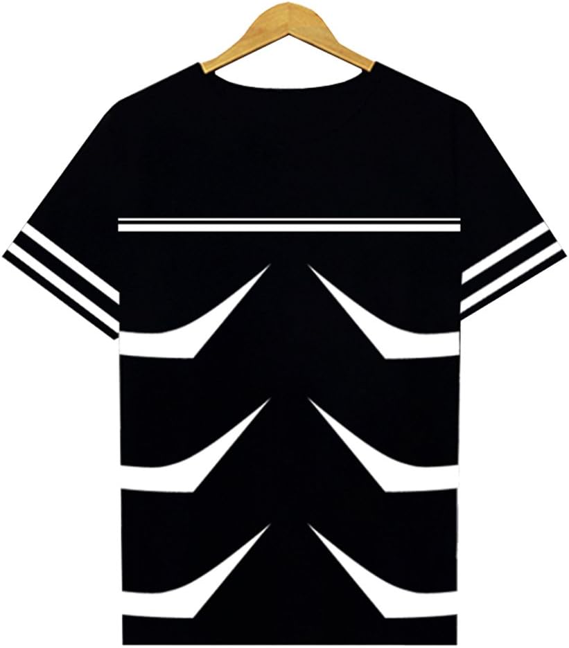 Tokyo Ghoul Anime Kaneki Ken Costume Short Sleeve T Shirt, Asian Size
