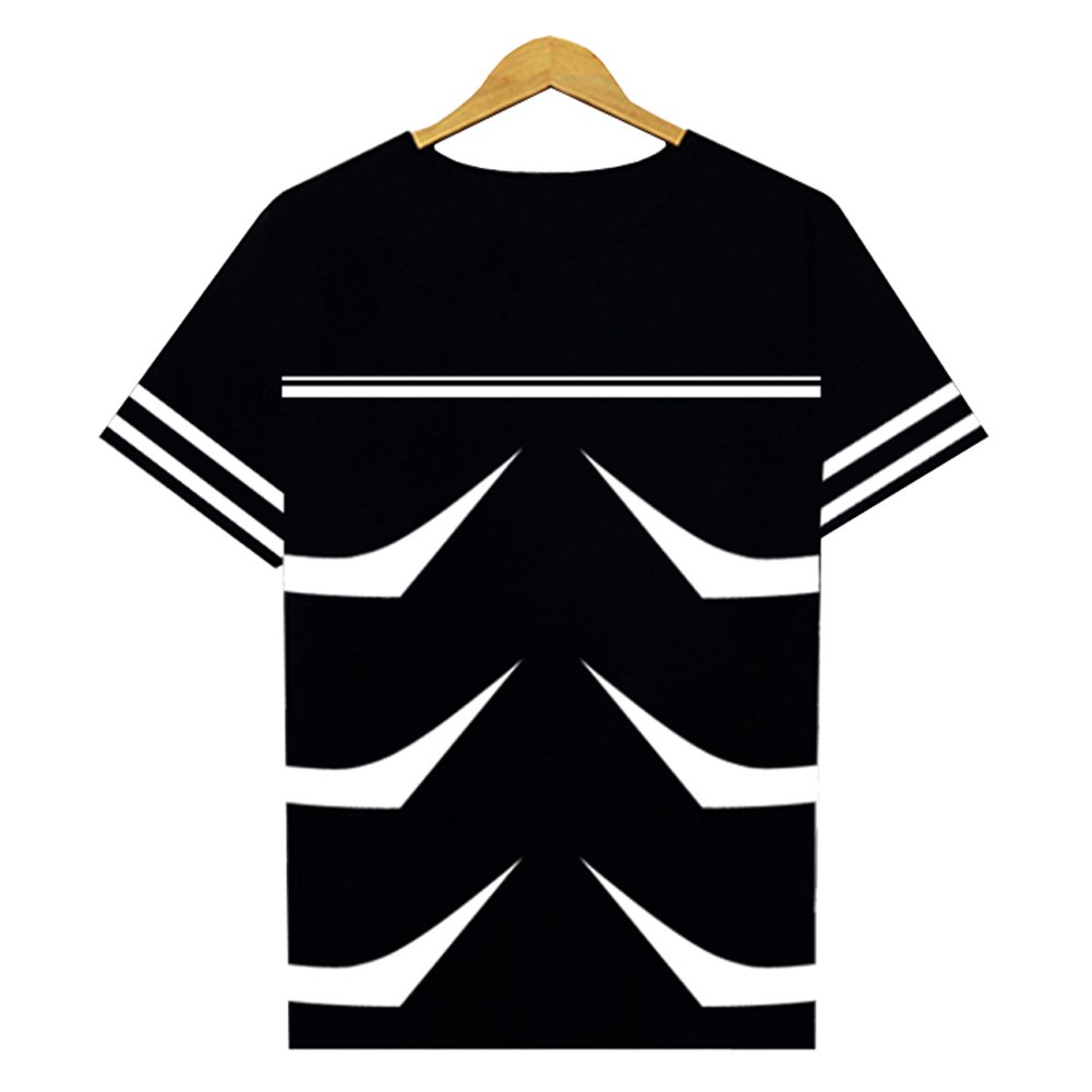 Tokyo Ghoul Anime Kaneki Ken Costume Short Sleeve T Shirt, Asian Size