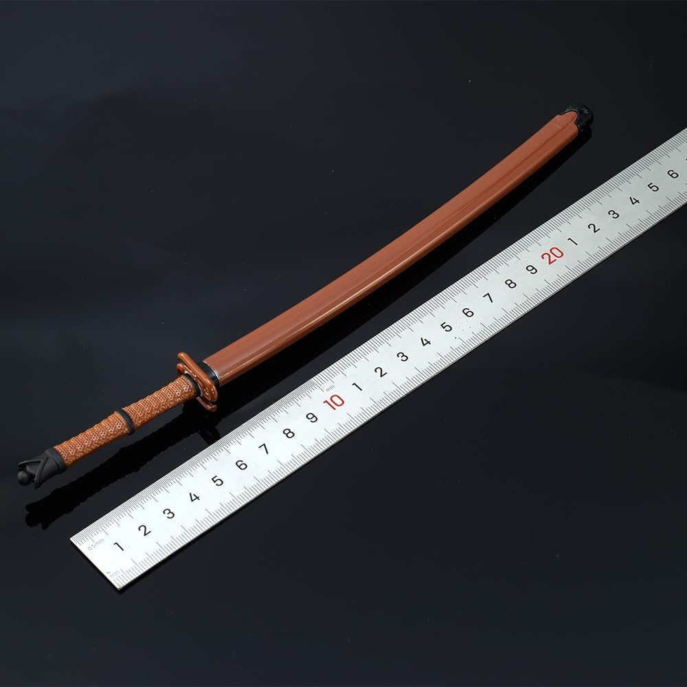 1/6 Scale 10.23'' Metal Samurai Sword Katana W/Scabbard Weapon Model for 12'' Action Figure Custom (#07)