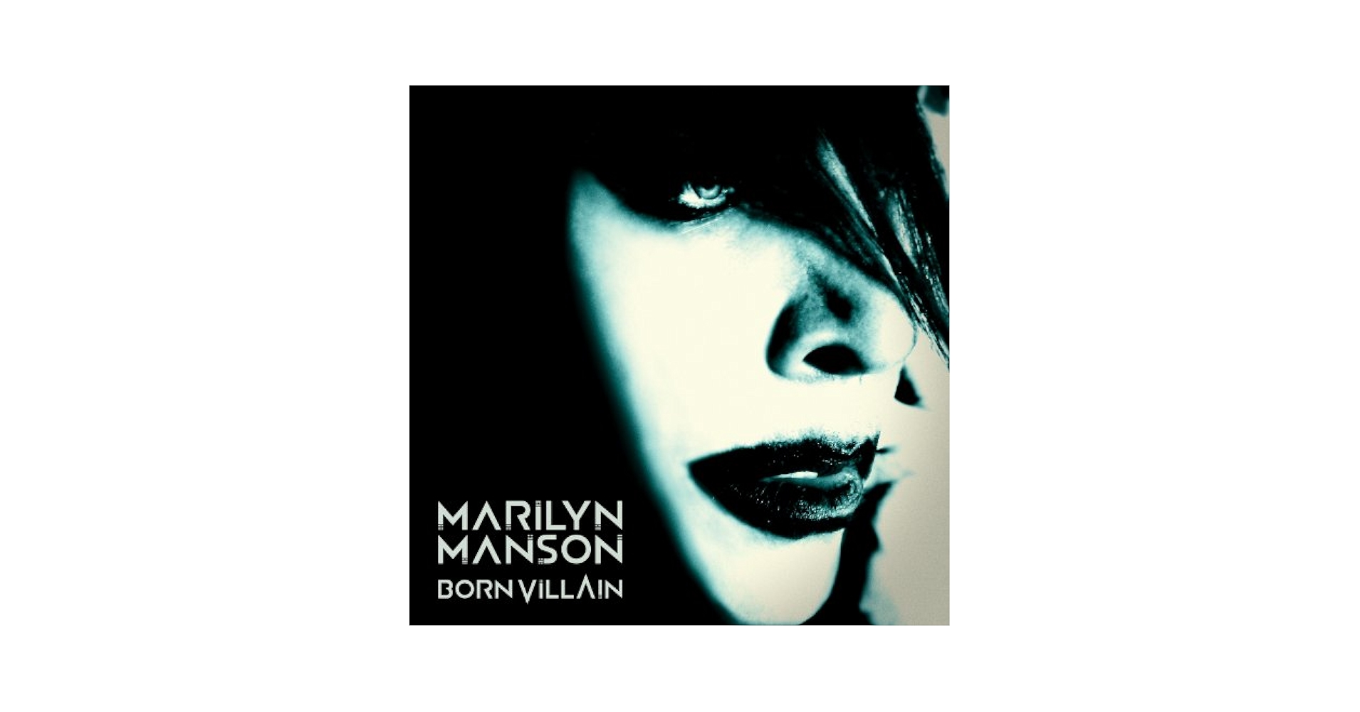 MARILYN MANSON 　　　BORN VILLAIN 　入手困難ポスター Marilyn Manson 2012/06 Born Villain Japan album promo ad