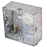  Unterputzgehäuse (1-teilig, Metall, 16 mm) 1 Stück