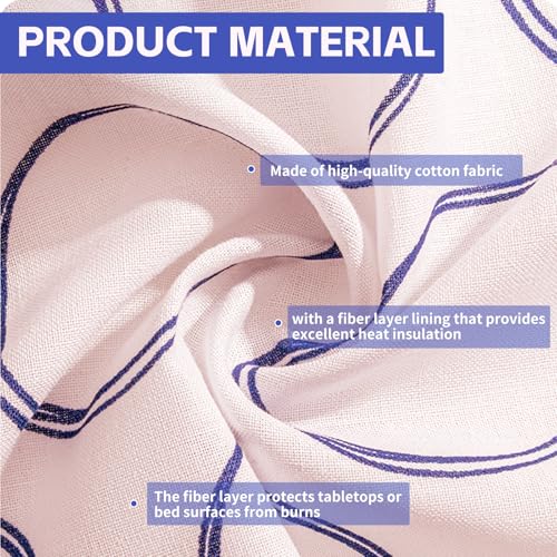 Bügelunterlage für Tisch, Bügel Unterlage, Bügelkissen Tragbares, Bügelmatte Faltbar, Reise Bügelbrett Unterlage für Desktop und Andere Oberflächen, Rosa, 45 x 70cm