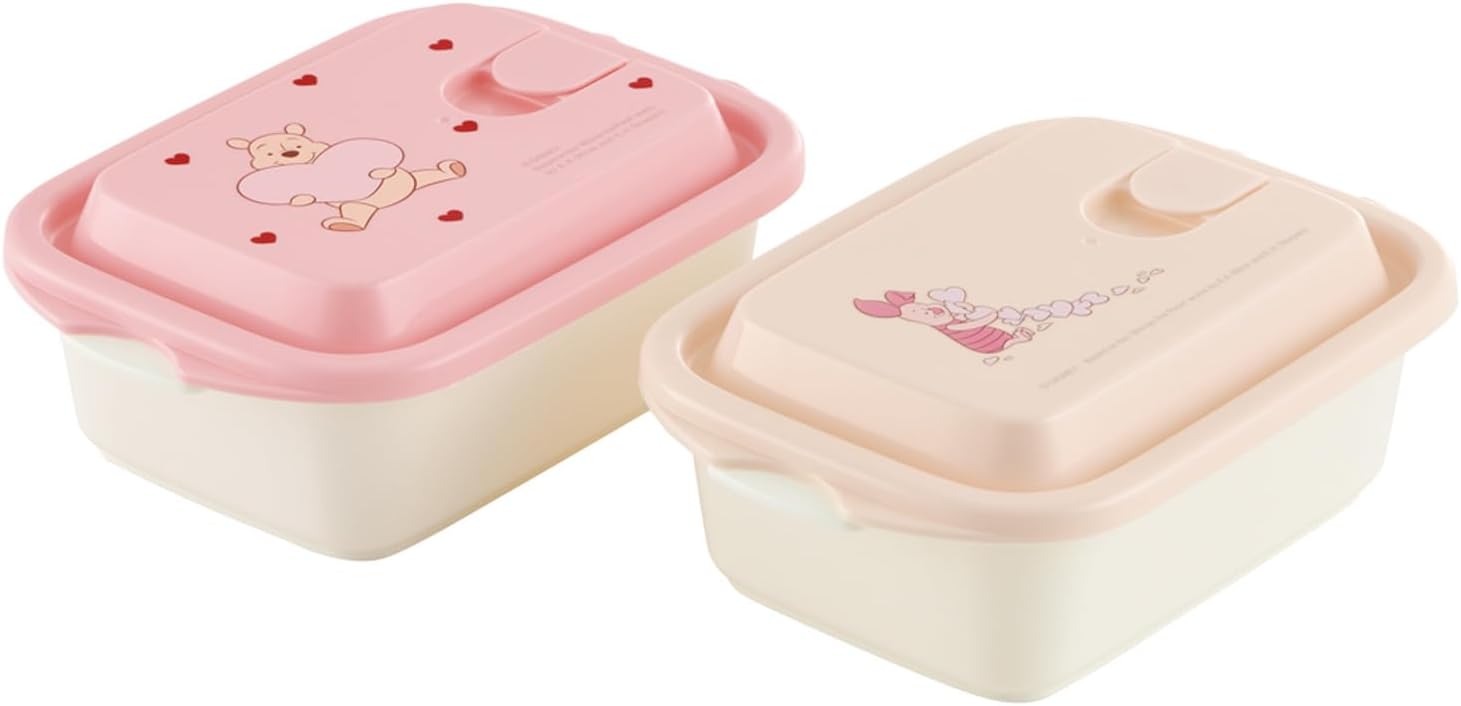 Skater die cut Slim 1 Tier Lunch Box 16.8 X 8.8 X 5.2 cm Winnie the Pooh Disney scan1