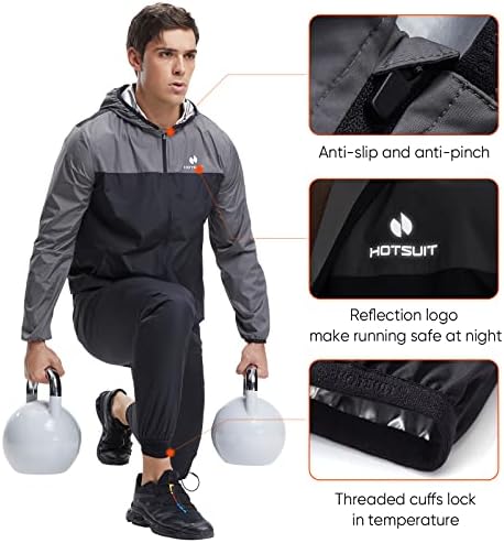 Combinaison De Sudation Weyot Homme - Gilet + Short, Pour Sport, Running, Gym, Perte De Poids Et Transpiration Intense