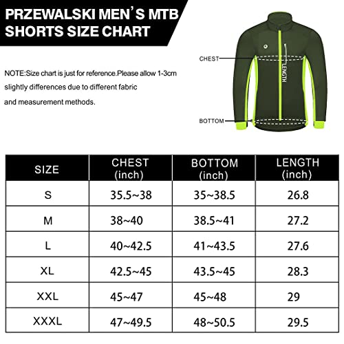 Przewalski Cycling Bike Jackets For Men Winter Thermal Running Jacket Windproof Breathable Reflective Softshell Windbreaker #TOP5