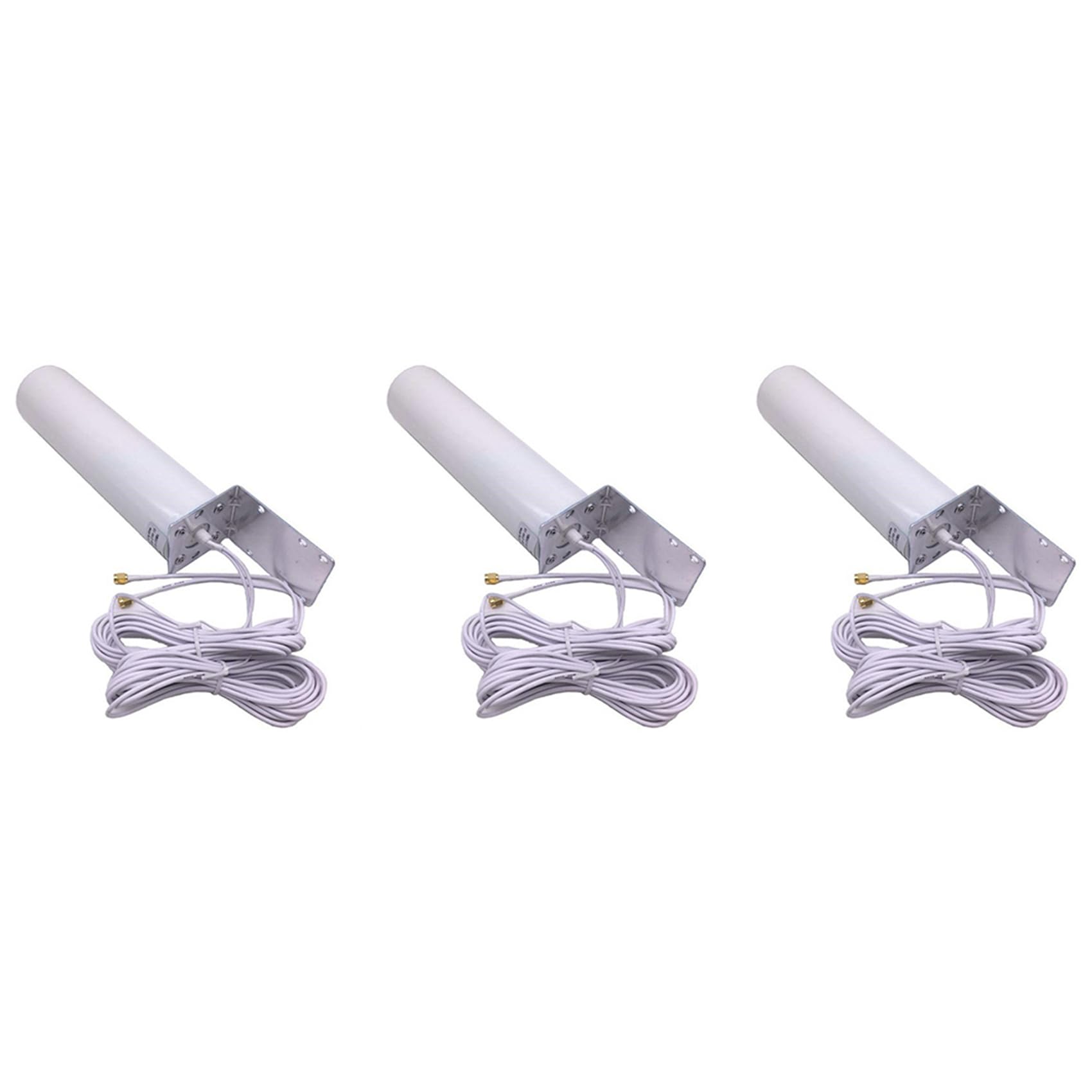 6X Antenne Externe 3G 4G LTE ExtéRieure avec Connecteur SMA Double Curseur 5M pour Modem Routeur 3G 4G