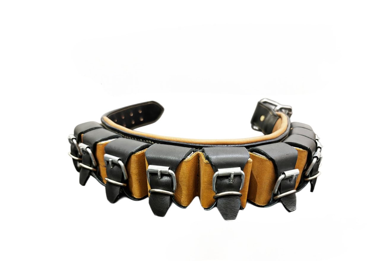 Adjustable Leather Weighted Dog Training Collar with Modular Weight Pockets, Heavy Duty Metal Buckle, D-Ring for Strength ... - Review, Price and Buying Guide
