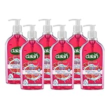 Dalan Sweet Pomegranate Multicare Ultra Moisturizing Liquid Hand Soap for Normal and Dry Hands Fresh Clean and Soft Feeling 13.5 Fl Oz / 400 mL Pack of 6