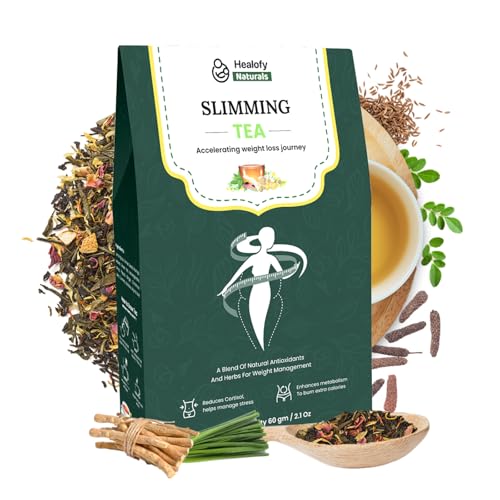 Healofy Naturals Slimming Tea – Natural Fat Burn Formula for Effective Weight Loss, Visible Results in 30 Days, With Pippali, Ashwagandha, Energy Booster, Weight Loss tea, Immunity Booster, Calorie burner, For detoxification & cleaning, No Added Su (B0DFMH9896) Amazon Price History, Amazon Price Tracker