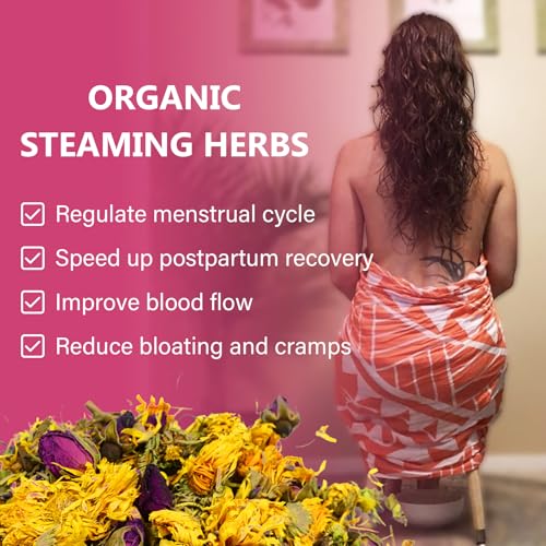Image of Aromlife Natural Yoni Steam Herbs for Women Ccleansing, Yoni Vaginal Steam Kit for Female Ccleansing and Tightening, 3.5 OZ V Steam at Home Pack of 2